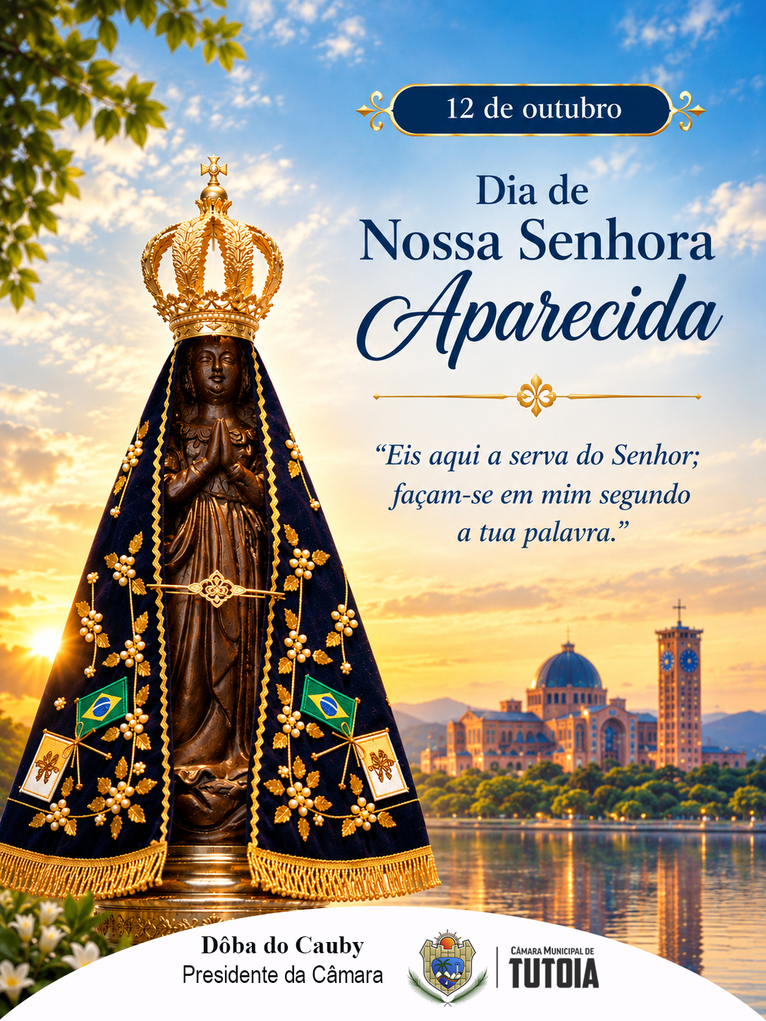 12 de outubro - Dia de Nossa Senhora Aparecida - 2026