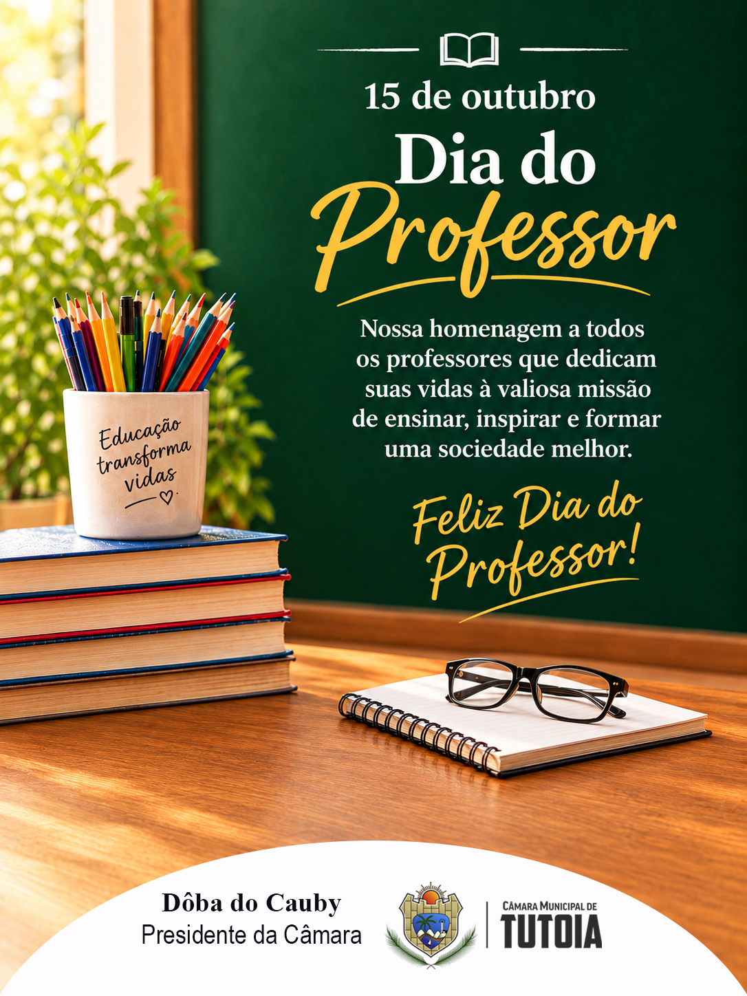 15 de outubro - Dia do Professor - 2026